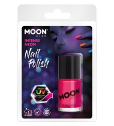 Moon Glow Intense UV Nail Polish, Neon Pink