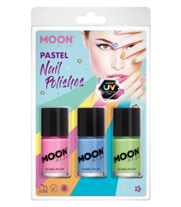 Moon Glow Pastel Neon UV Nail Polish,