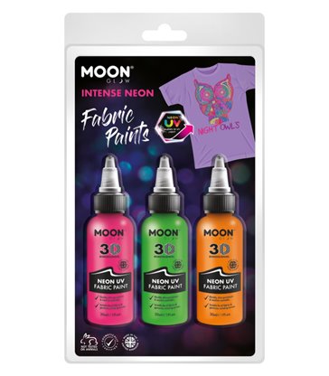 Moon Glow - Neon UV Intense Fabric Paint,