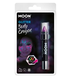 Moon Glow - Neon UV Glitter Body Crayosn, Purple