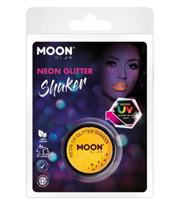 Moon Glow - Neon UV Glitter Shaker, Golden