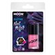 Moon Glow - Neon UV Glitter Nail Polish, Pink