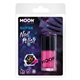 Moon Glow - Neon UV Glitter Nail Polish, Magenta