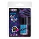 Moon Glow - Neon UV Glitter Nail Polish, Blue