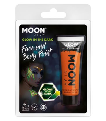 Moon Glow - Glow in the Dark Face Paint, Orange