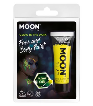 Moon Glow - Glow in the Dark Face Paint, Yellow