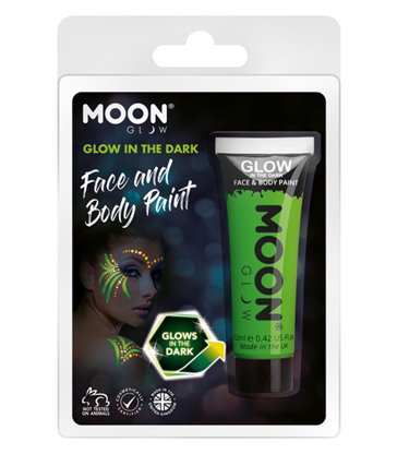 Moon Glow - Glow in the Dark Face Paint, Green