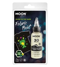 Moon Glow - Glow in the Dark Fabric Paint, Clear