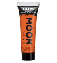 Moon Glow - Glow in the Drak Face Paint, Orange