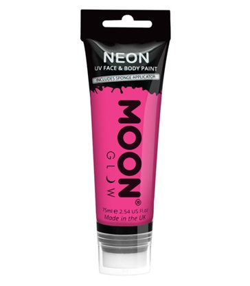 Moon Glow Supersize Intense Neon UV Face Paint, Ho