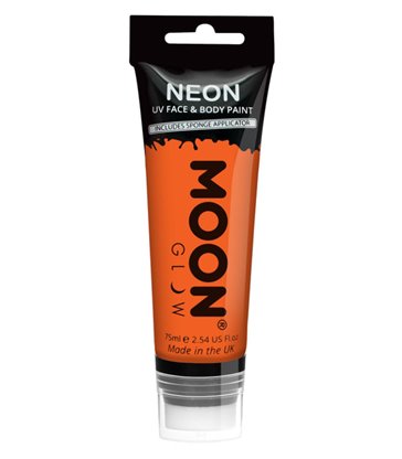 Moon Glow Supersize Intense Neon UV Face Paint, Or