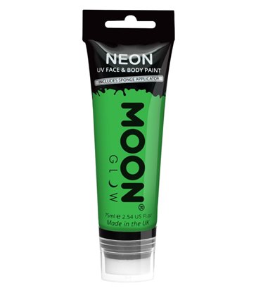 Moon Glow Supersize Intense Neon UV Face Paint, Gr