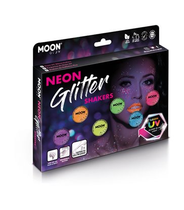 Moon Glow - Neon Uv Glitter Shaker, Assorted