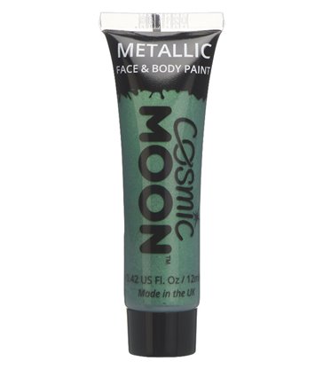 Cosmic Moon Metallic Face & Body paint, Green