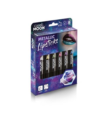 Cosmic Moon Metallic Lipstick, Assorted