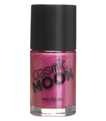 Cosmic Moon Metallic Nail Polish, Pink