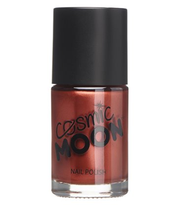 Cosmic Moon Metallic Nail Polish, Red