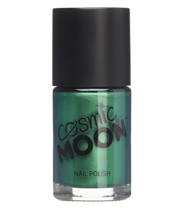 Cosmic Moon Metallic Nail Polish, Green