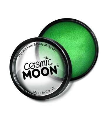Cosmic Moon Metallic Pro Face Paint Cake Pots, Gre