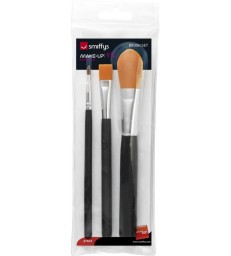 Cosmetic Brush Set, Pack of 3