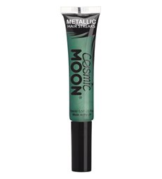 Cosmic Moon Metallic Hair Streaks, Green