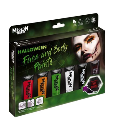 Moon Terror Halloween Face & Body Paint, Assorted