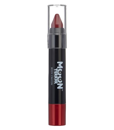 Moon Terror Halloween Body Crayons, Red