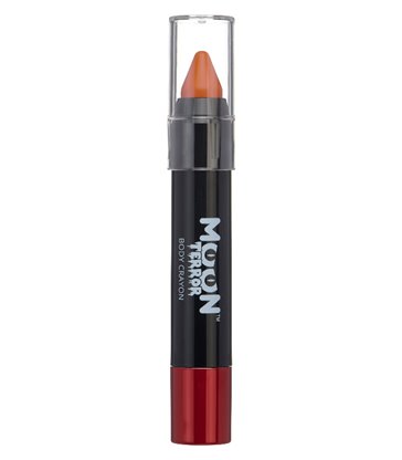 Moon Terror Halloween Body Crayons, Orange