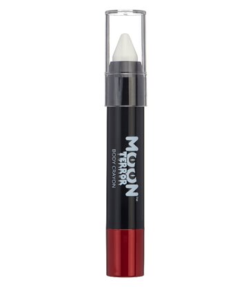 Moon Terror Halloween Body Crayons, White