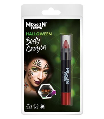 Moon Terror Halloween Body Crayon, Red