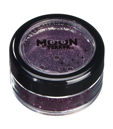 Moon Terror Halloween Glitter Shakers, Purple