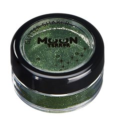 Moon Terror Halloween Glitter Shakers, Green