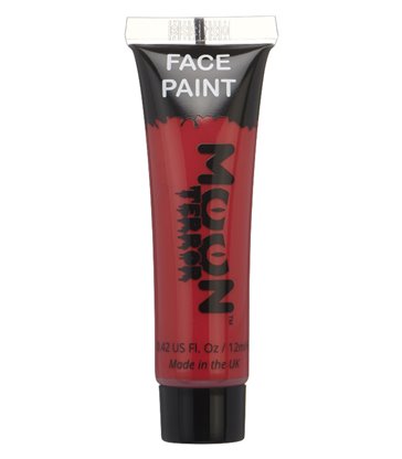 Moon Terror Halloween Face & Body Paint, Red