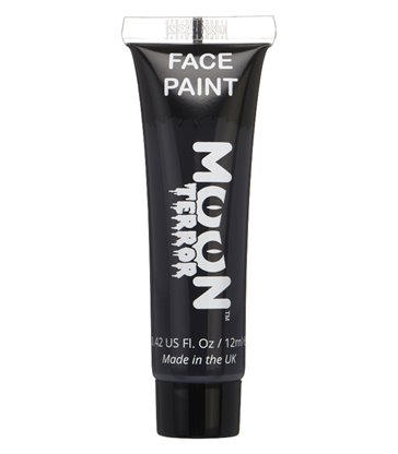 Moon Terror Halloween Face & Body Paint, Black