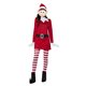 Elves Behavin' Badly Ladies Elf Costume, Red & Whi