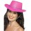 Cowboy Glitter Hat, Neon Pink