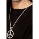 '60s Peace Sign Hippie Medallion