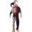 Crazed Jester Costume, Black & Red