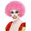 Crazy Clown Wig, Pink