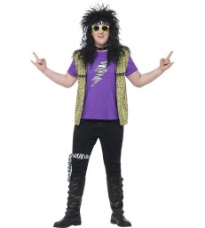 Curves 80s Rock Star Costume