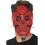 Day of the Dead Devil Mask, Adult, Red