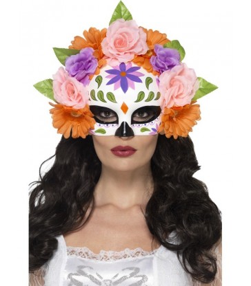 Day of the Dead Floral Eyemask