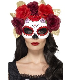Day of the Dead Rose Eyemask