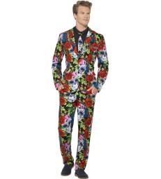 Day of the Dead Suit, Multi-Coloured