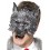 Deluxe Big Bad Wolf Mask, Grey