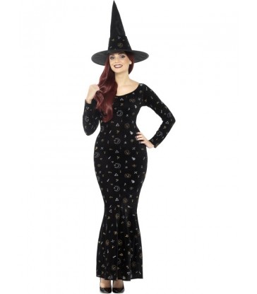 Deluxe Black Magic Ouija Witch Costume