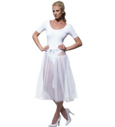 1950s Petticoat, White