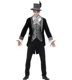 Deluxe Dark Hatter Costume, Black