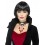 Deluxe Gothic Vamp Choker, Black