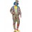 Deluxe Patchwork Clown Costume, Male, Multi-Colour
